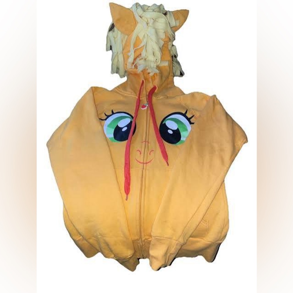 My little pony zip up hoodie
Apple jack zip up, like new, no flaws